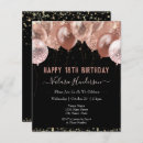 Search for 18th balloons birthday invitations Sparkle