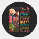 Search for she is strong stickers Black woman