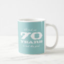 Search for age 70 mugs Seventy