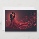 Search for bride and groom silhouette wedding invitations Floral