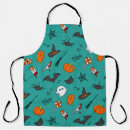 Search for cat silhouette aprons Halloween