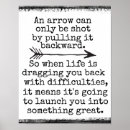 Search for arrow quote posters Motivational