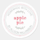 Search for homemade apple pie stickers Kraft paper
