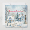 Search for vintage cottage christmas cards Forest