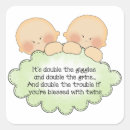 Search for twins stickers Fun