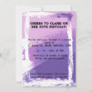 Search for for her 30th birthday invitations Feminine