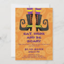 Search for block halloween invitations Trick or treat