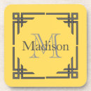 Search for mustard coasters Yellow