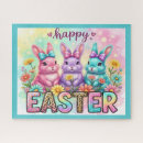Search for easter bunny puzzles Colourful