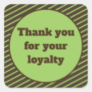 Search for loyalty stickers Thank you