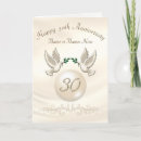 Search for pearl wedding anniversary cards Thirtieth