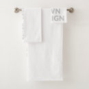 Search for monogram logo bath towels Zlove trendy occasion paper