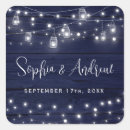 Search for lights wedding stickers Mason jar