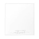 Search for wedding notepads Elegant