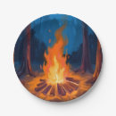 Search for campfire paper plates Watercolor
