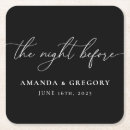 Search for black wedding coasters Calligraphy