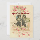 Search for cat wedding invitations Retro