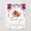 Search for thanksgiving thank you cards Burgundy