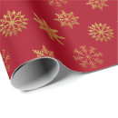 Search for gold snowflakes wrapping paper Xmas