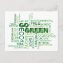 Search for going green postcards Ecology