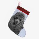 Search for poodle christmas stockings Cute
