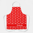 Search for red polka dot aprons Stylish