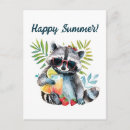 Search for racoon postcards Summer