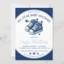 Search for sneaker baby pregnancy invitations Blue
