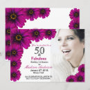 Search for floral 50th birthday invitations Fifty and fabulous