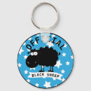 Search for black sheep key rings Humour