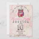 Search for owl party invitations Pink