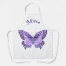 Search for purple butterfly aprons Chef