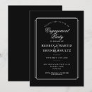 Search for classic engagement party invitations Stylish