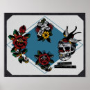 Search for tattoo flash posters Rose
