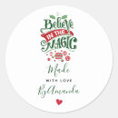 Search for believe in magic stickers Typography