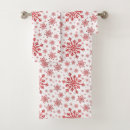 Search for red white christmas bath towels Winter