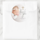 Search for gold baptism stickers Cross