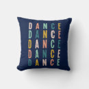 Search for dancing cushions Typography