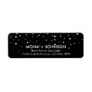 Search for gold bokeh return address labels Sparkle