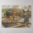Search for groceries art Vintage