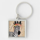 Search for zoo animals key rings Zebra