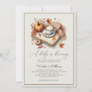 Search for baby is brewing coffee Fall baby shower