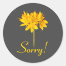 Search for single yellow stickers Floral