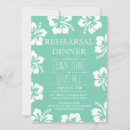 Search for mint rehearsal dinner invitations Flower