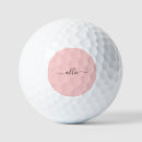 Search for pink golf balls Girly