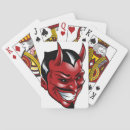 Search for satan playing cards Red