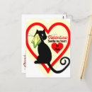 Search for old fashion valentines postcards Cat