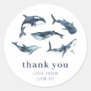 Search for whale birthday party stickers Nautical