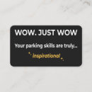 Search for sarcastic business cards Bad parking