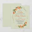 Search for little cutie baby shower invitations Green
